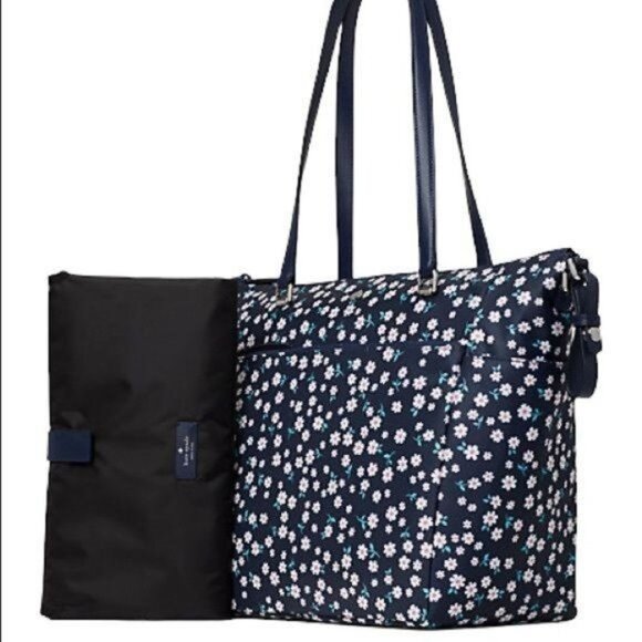Kate Spade Jae Baby Bag in Blue Multi Floral NWT - Picture 4 of 16